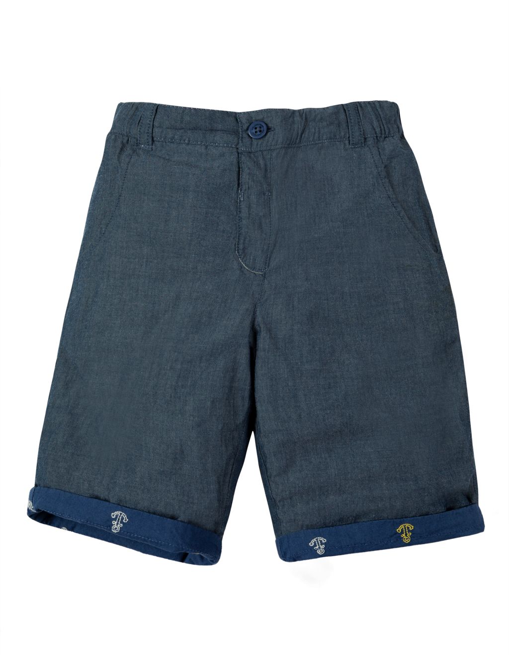 Ralph Reversible Shorts Marine Blue Anchors 110/116