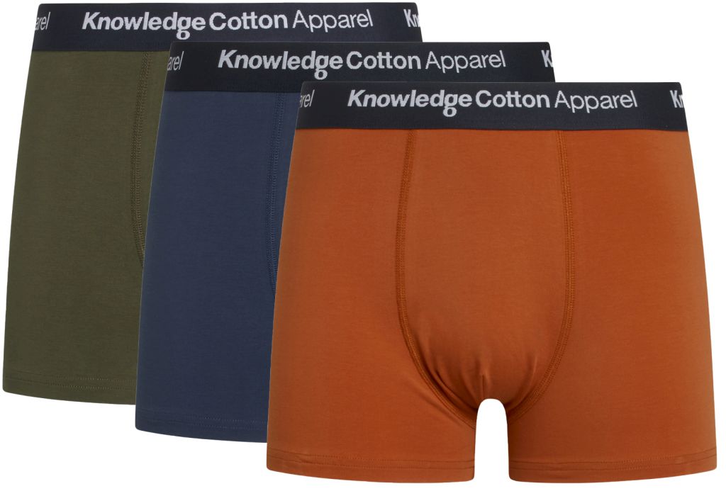 Maple 3-Pack Underwear - Gots/Vegan dark denim XS