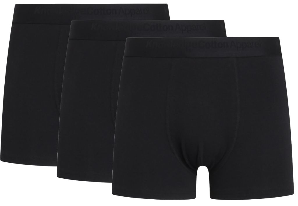 Maple 3 pack underwear - GOTS/Vegan black jet S