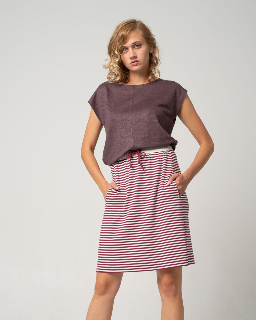 Breton Skirt Berry XL