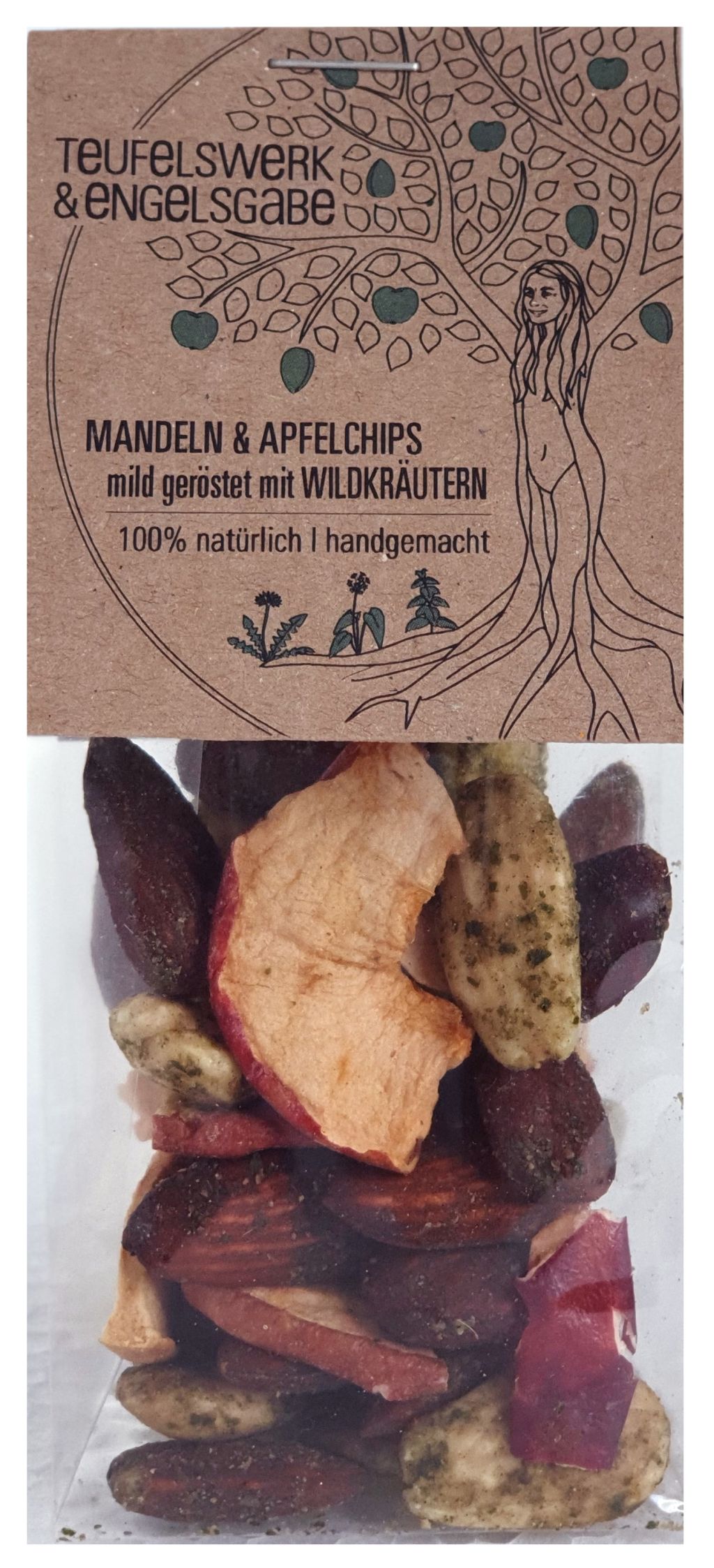 Bio Mandel & Apfelchips - Wildkräuter 43g