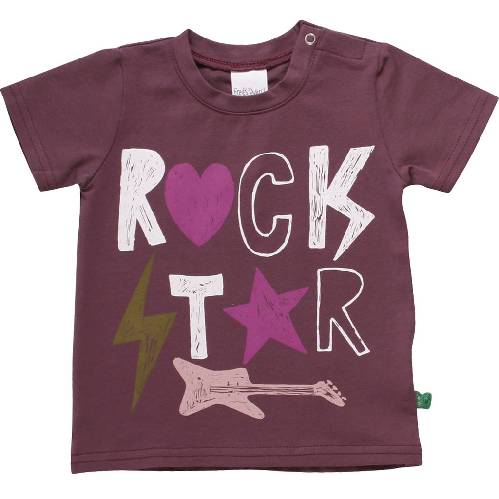 Star Rock T Girl Plum Purple Lila 110