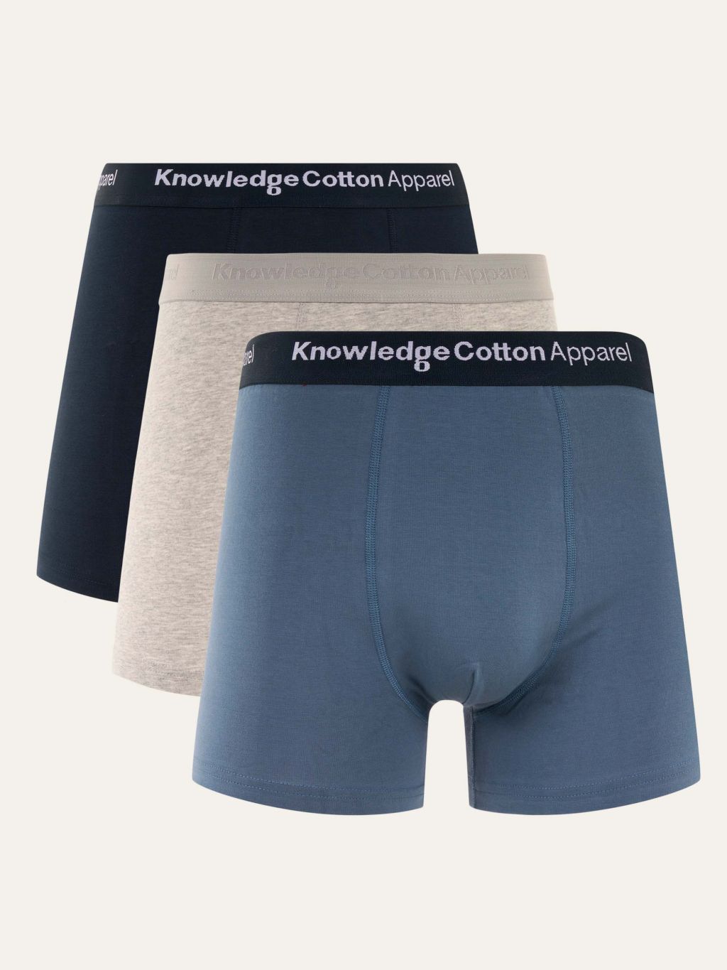 3-Pack Underwear - Gots/Vegan China Blue M
