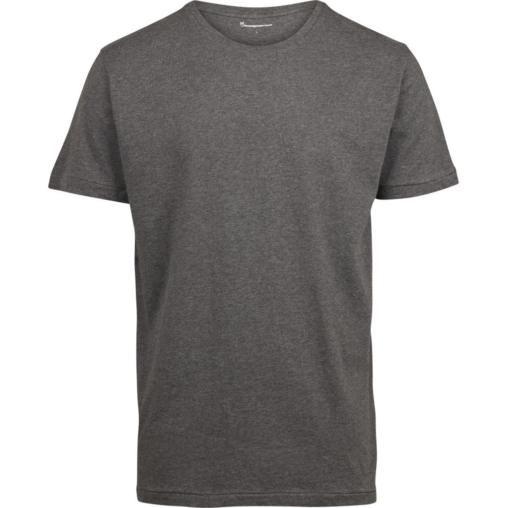 AGNAR Basic T-Shirt - Gots/Vegan Dark Grey Melange L