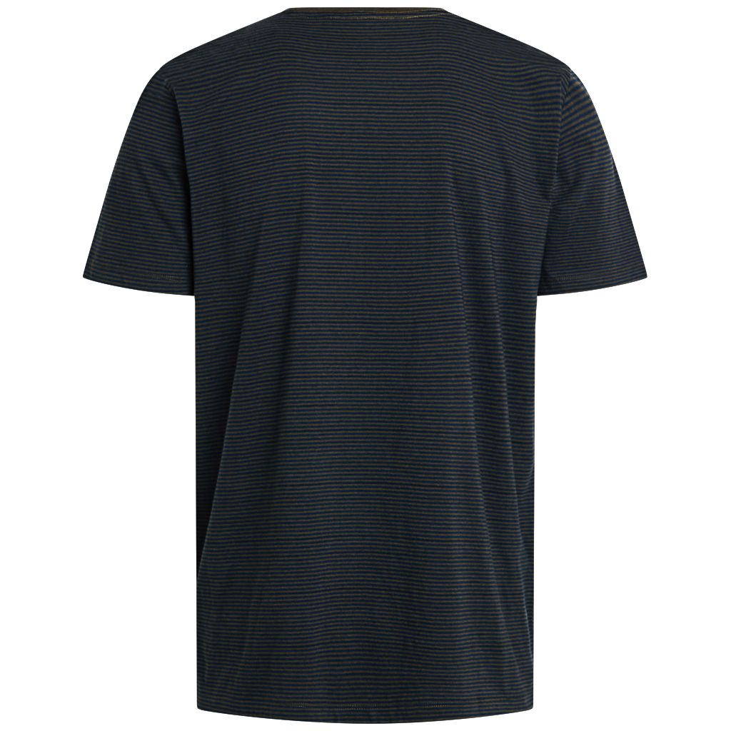 Striped Basic T-Shirt Forrest Night XL