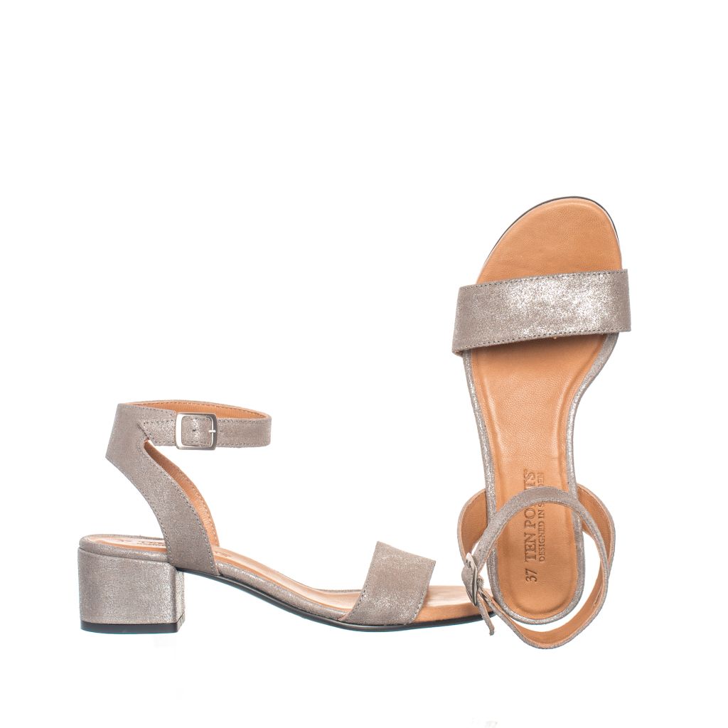 Bonnie With An Ankle Strap Silver 39