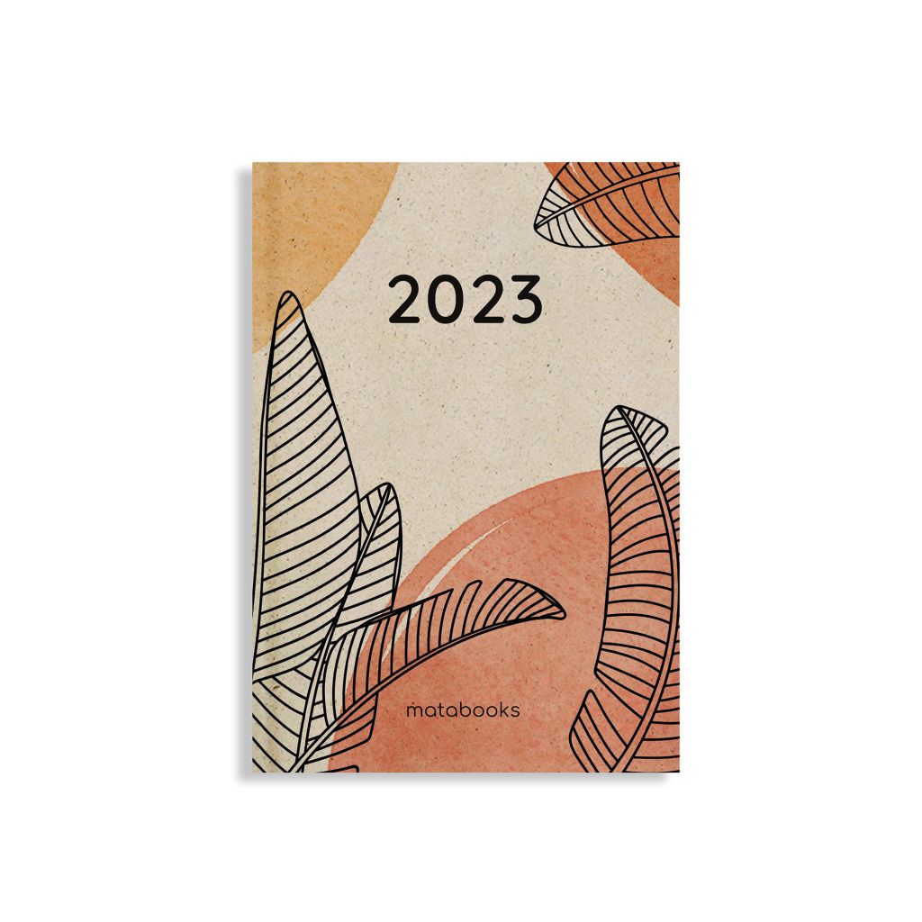 Kalender 2023 A6 Jahresplaner Samaya aus Graspapier Focus