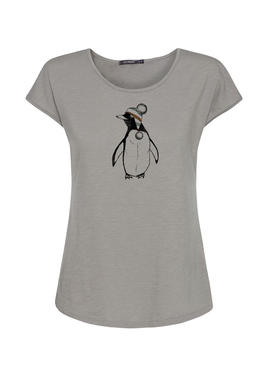 Animal Penguin Cap (Cool/GOTS) | Frost Grey M