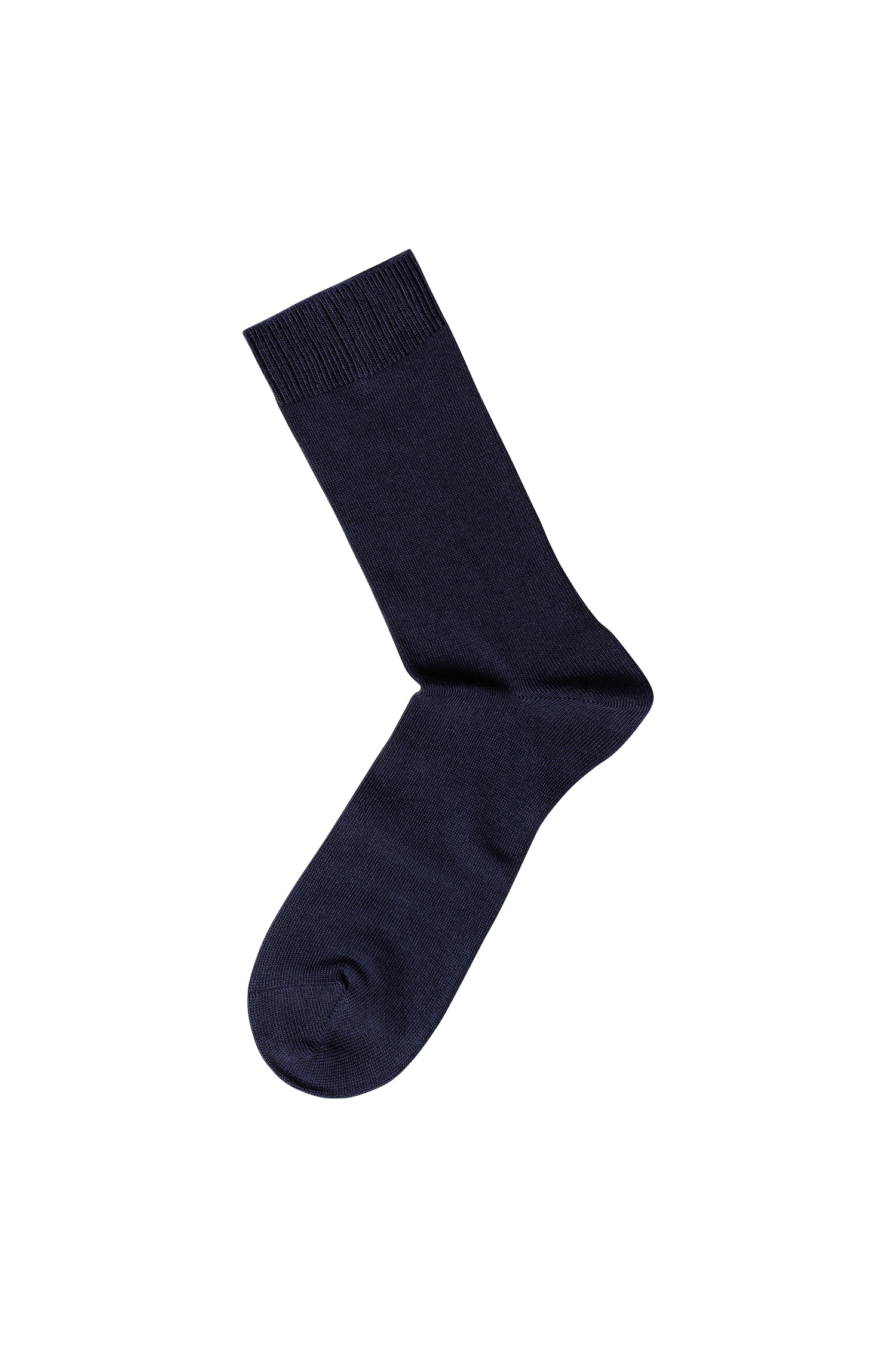 Organic Plain Cotton Socks navy 35/38