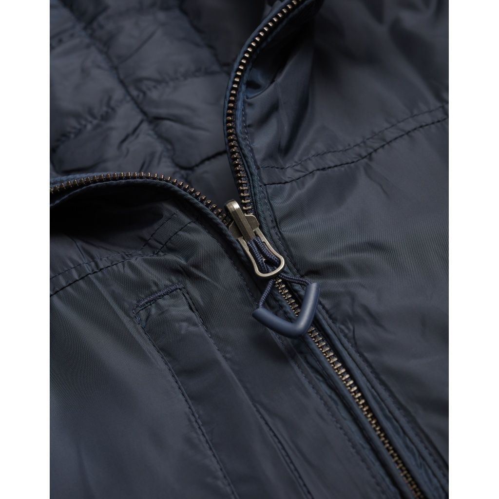 Fjord Reversible Quilted Jacket - Grs/Vegan Total Eclipse S
