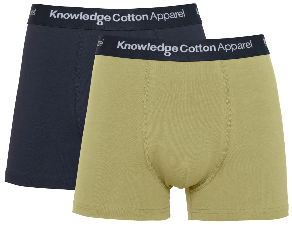 Maple 2 pack underwear - GOTS/Vegan sage (light usty green) L