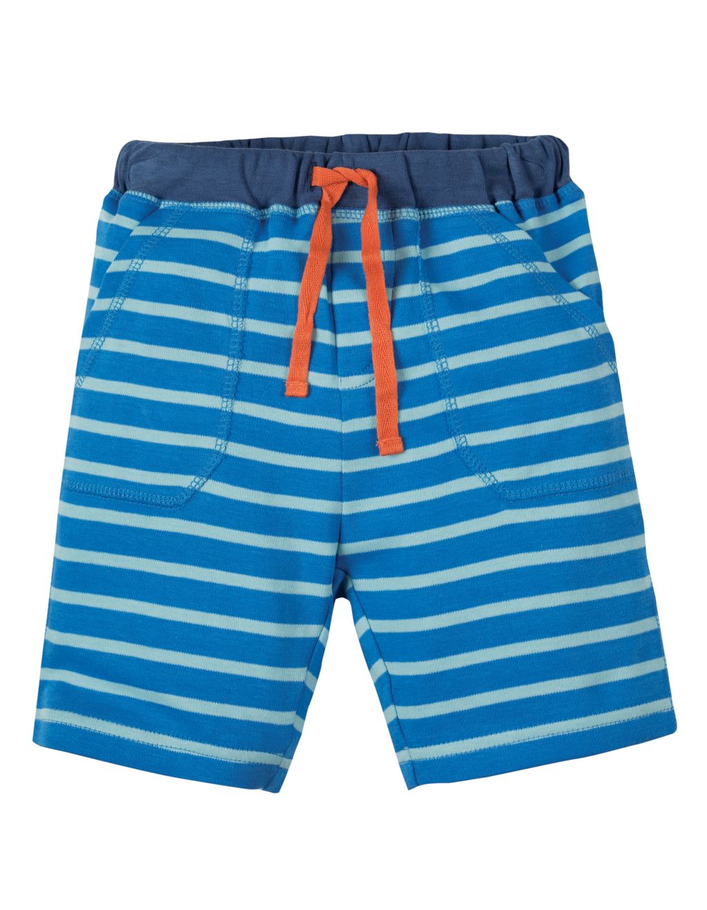 Little Stripy Shorts sail blue breton 68/80