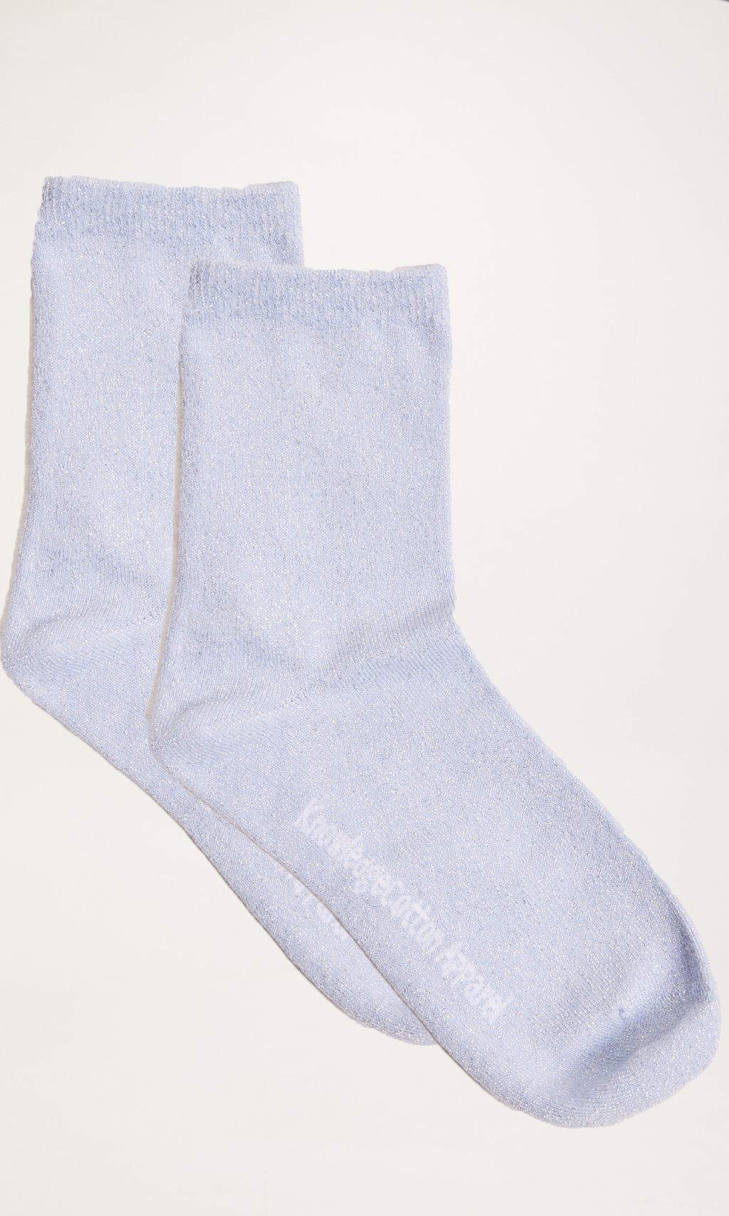 Honey Glitter Socks - Gots/Vegan - Chambray Blue 35-38