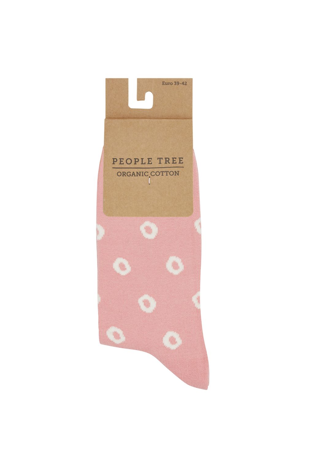 Shibori Pattern Socks Cameo Pink