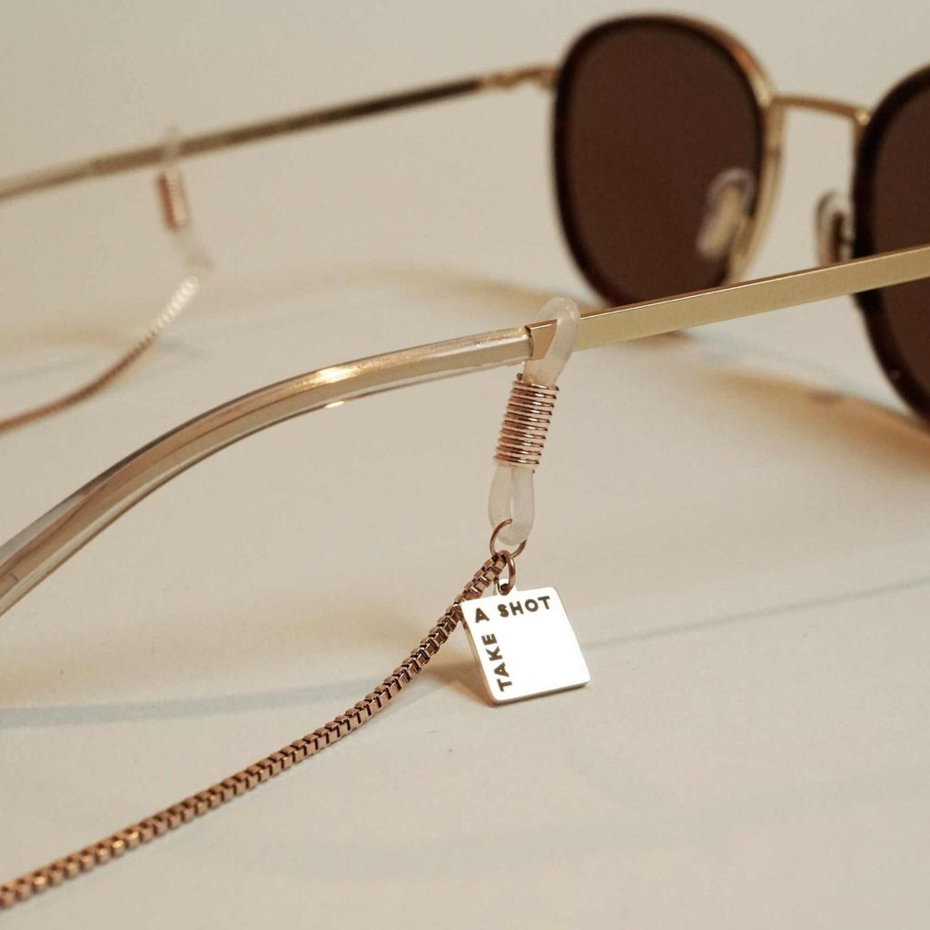 Brillenkette - Venezianer-Stil Edelstahl Roségold