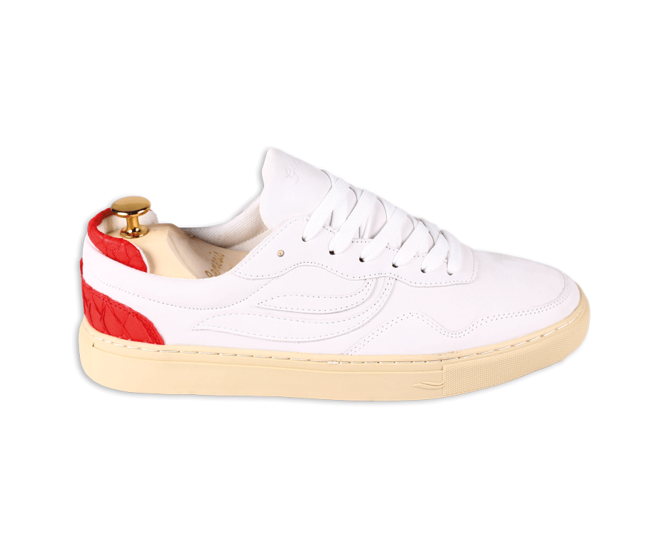 G-Soley Nubuck Fish Offwhite/Red 37