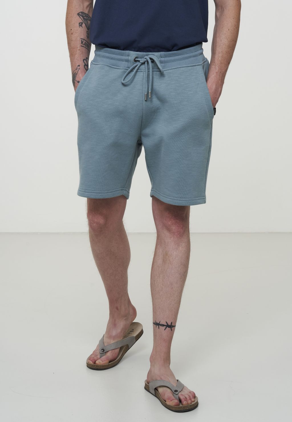 MUSTARD Shorts aus Bio-Baumwolle Lake Green S