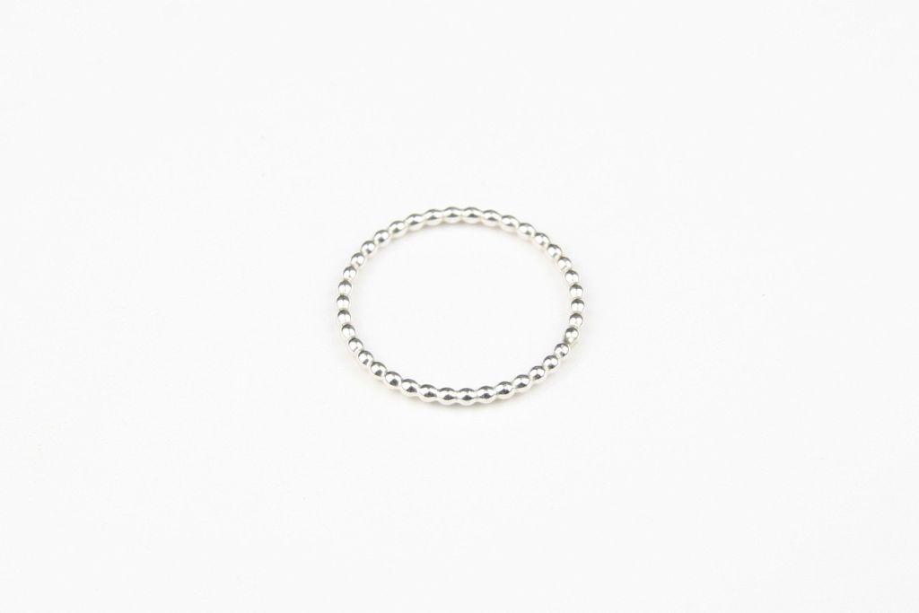 Ring Medium Pearls Silber L