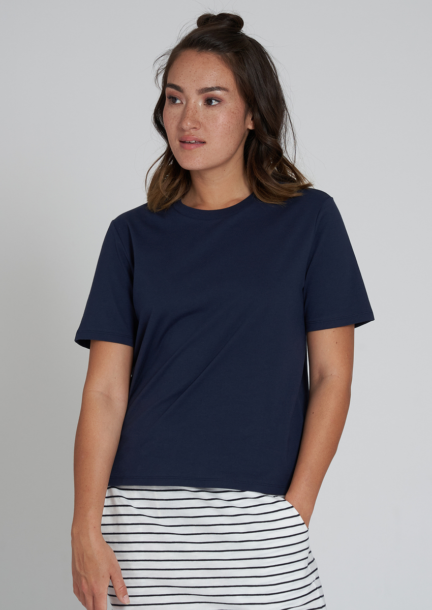 Frauen Classic T-Shirt navy