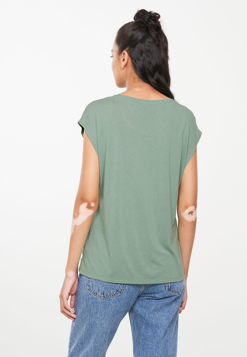 T-Shirt Mithila Leaf Green XS