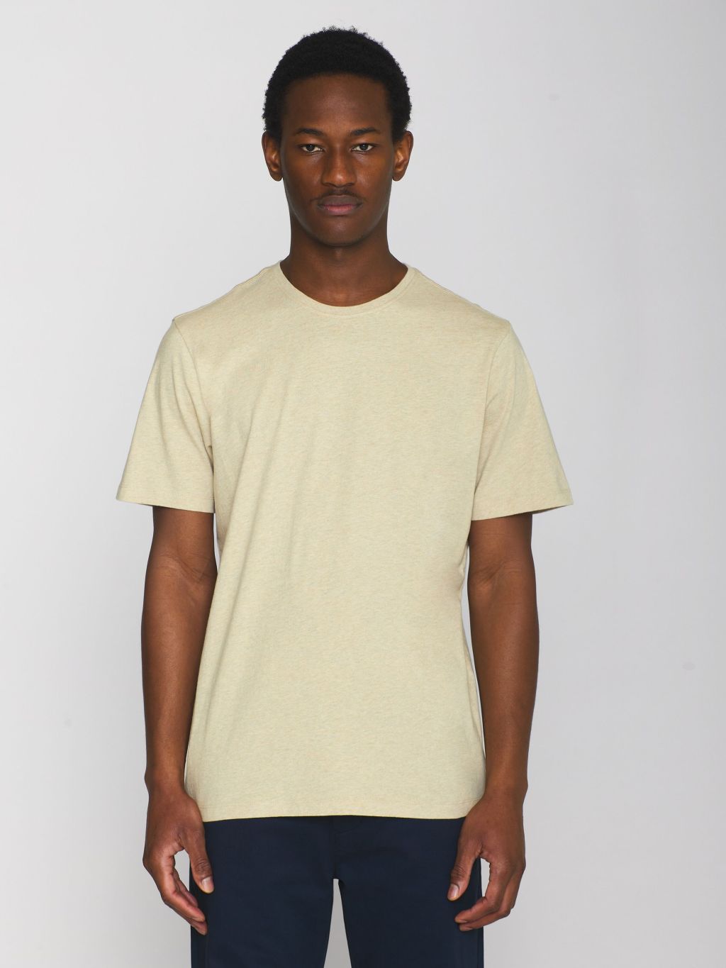 Basic T-Shirt Lint Melange XL