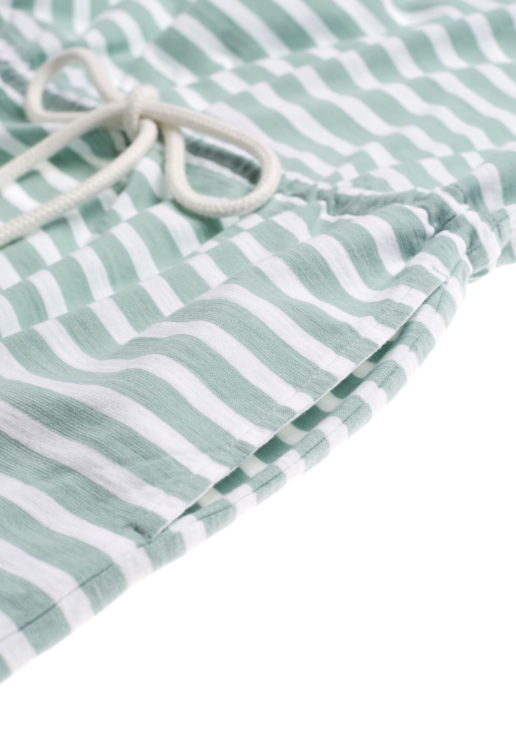 Jersey Dress Vanilla Stripes - Bio-Baumwolle - Peppermint Green S