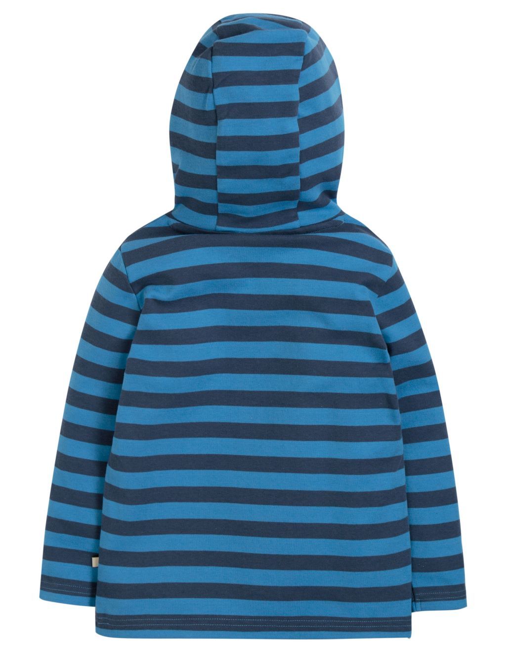 Campfire Hooded Top sail blue stripe/Angler Fish 128/134
