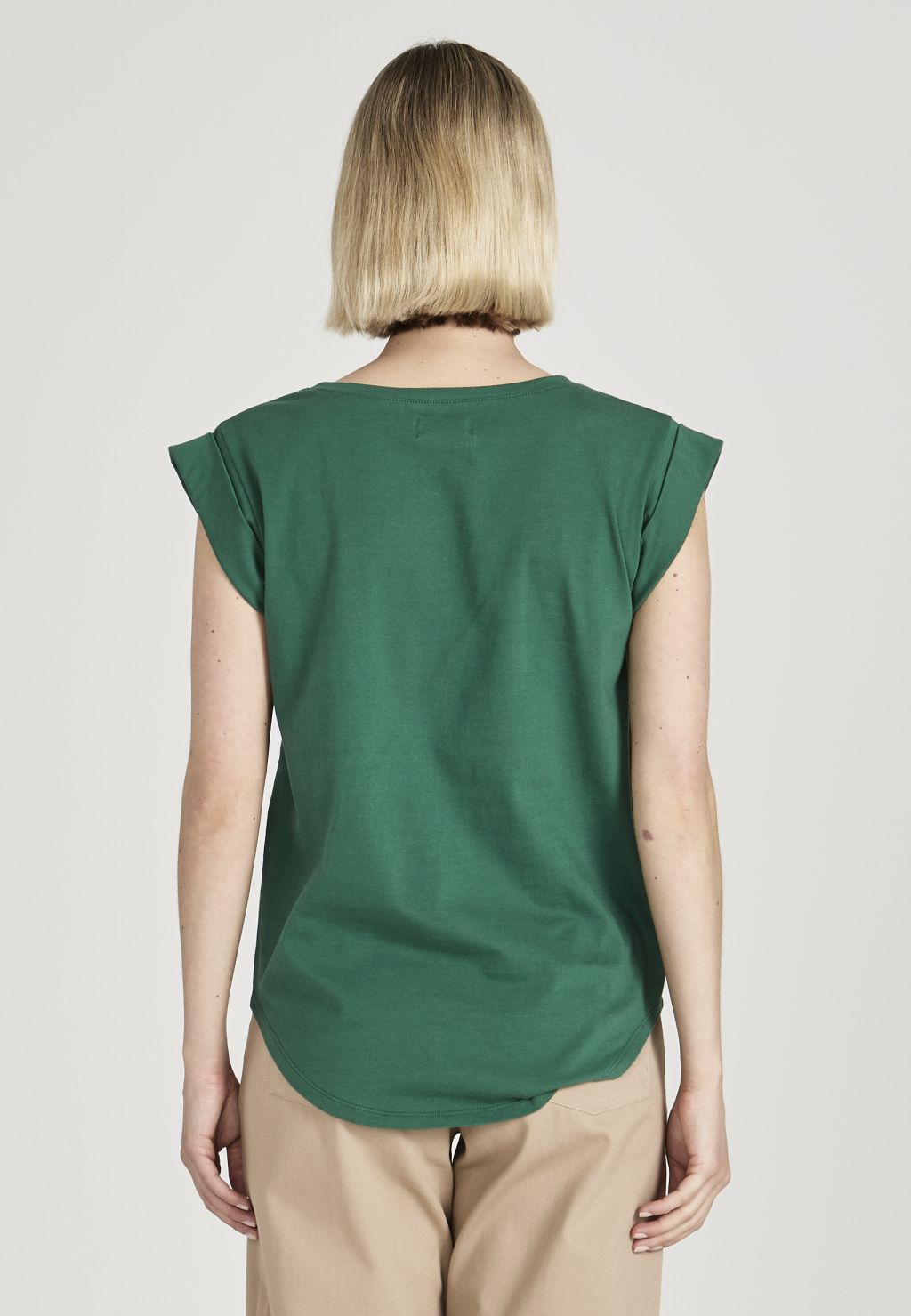 Capri - T-Shirt aus Bio-Baumwolle - Forest Green XS