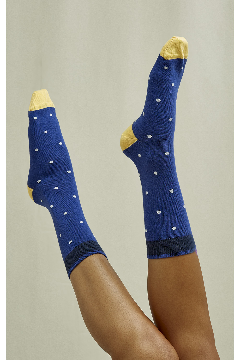 Mini Dot Socks Blue Multi 35/38