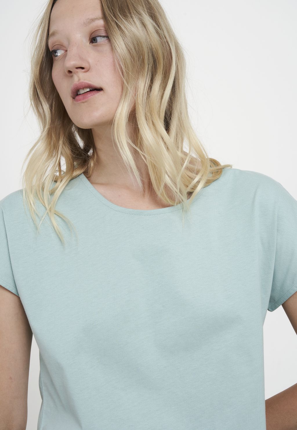 Frauen T-Shirt Alocasia - Bio-Baumwolle Peppermint Green M