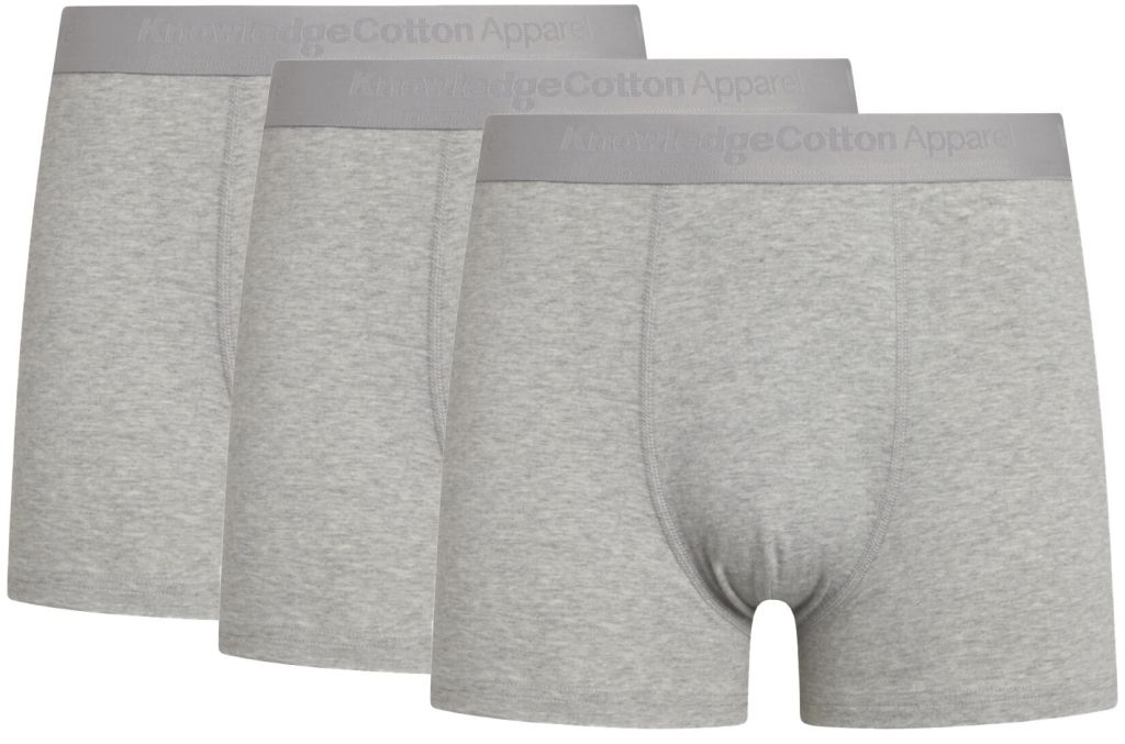Maple 3-Pack Underwear - Gots/Vegan Grey Melange L
