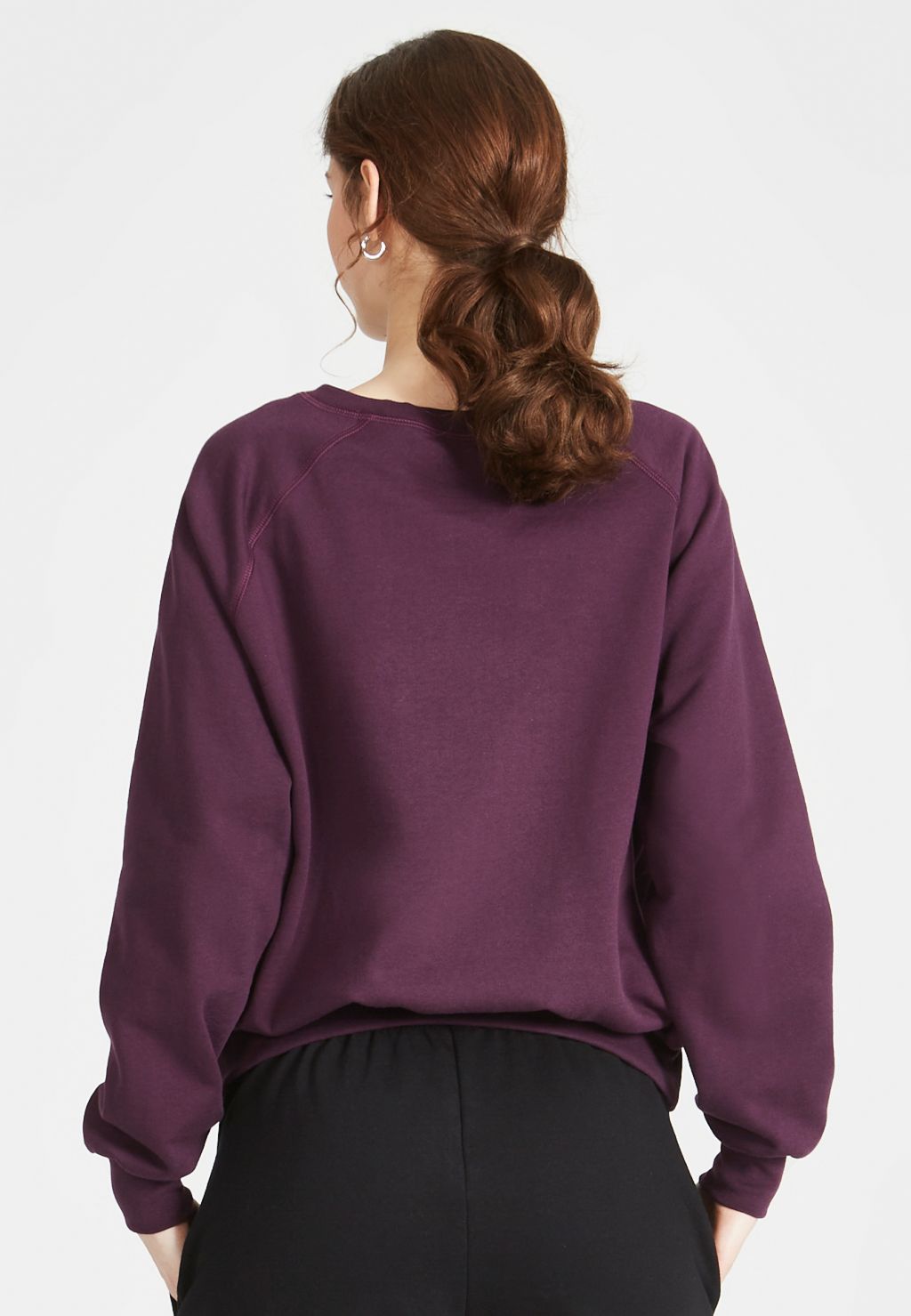 Dede - Sweater - Bio-Baumwolle Dark Purple XS