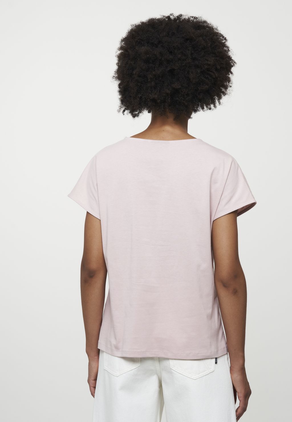 Frauen T-Shirt Alocasia - Bio-Baumwolle Nude Rose S