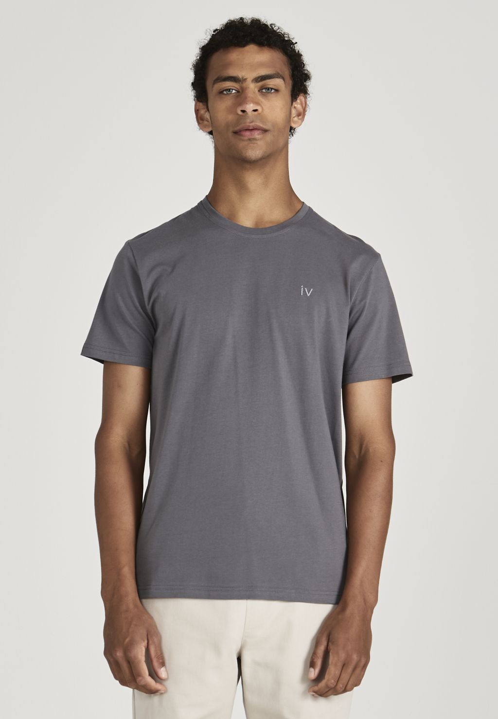 Colby (Iv) - T-Shirt - Bio-Baumwolle - Shadow Grey S