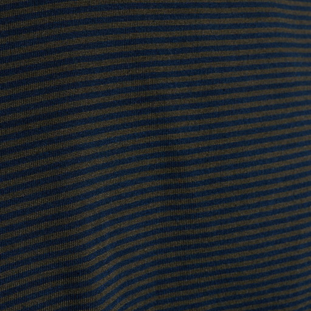Striped Basic T-Shirt Forrest Night L