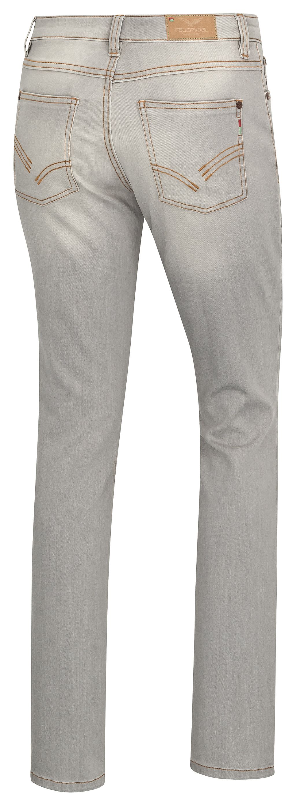 Svenja Fashion Grey Slim Fit Medium Waist Jeans - Bio-Baumwolle 40