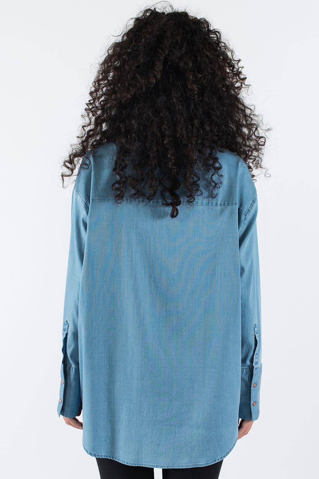 Mia Tencel Shirt Light Blue XL