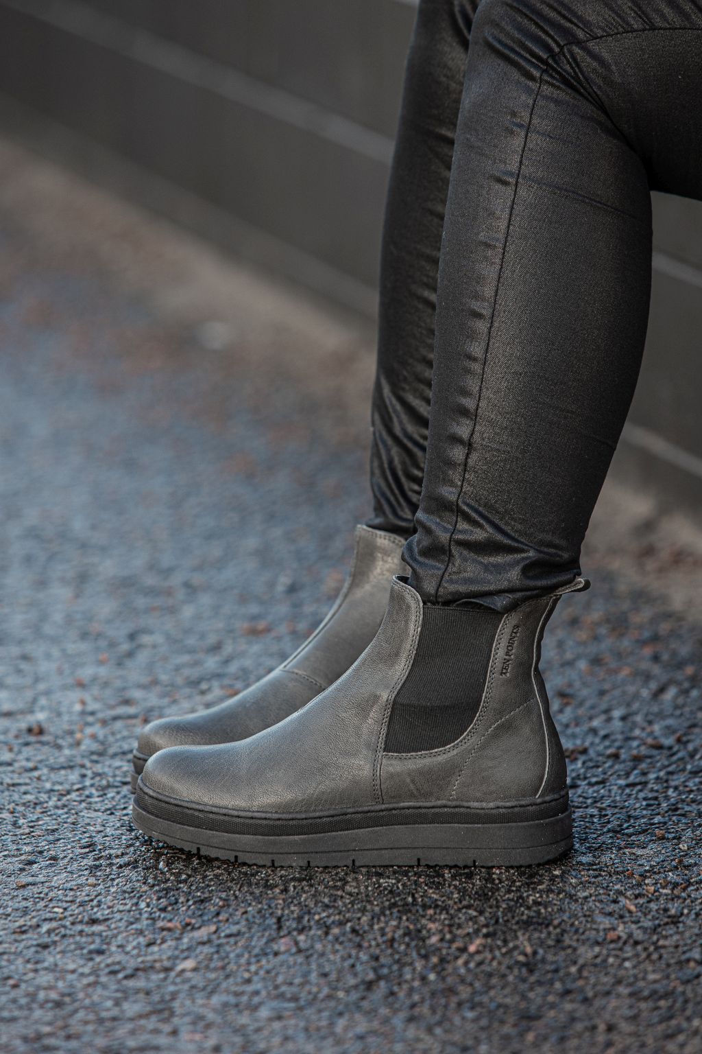 Larina Chelsea Boot Grey 40
