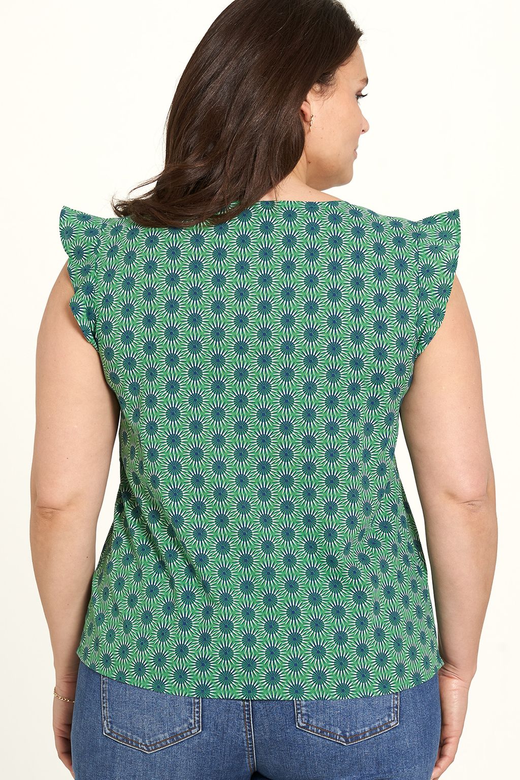 Bio-Baumwoll Shirt - cambric GOTS sundial green 40