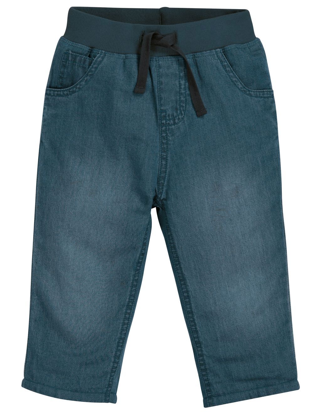 Comfy Lined Jeans Light Wash Denim 80/86