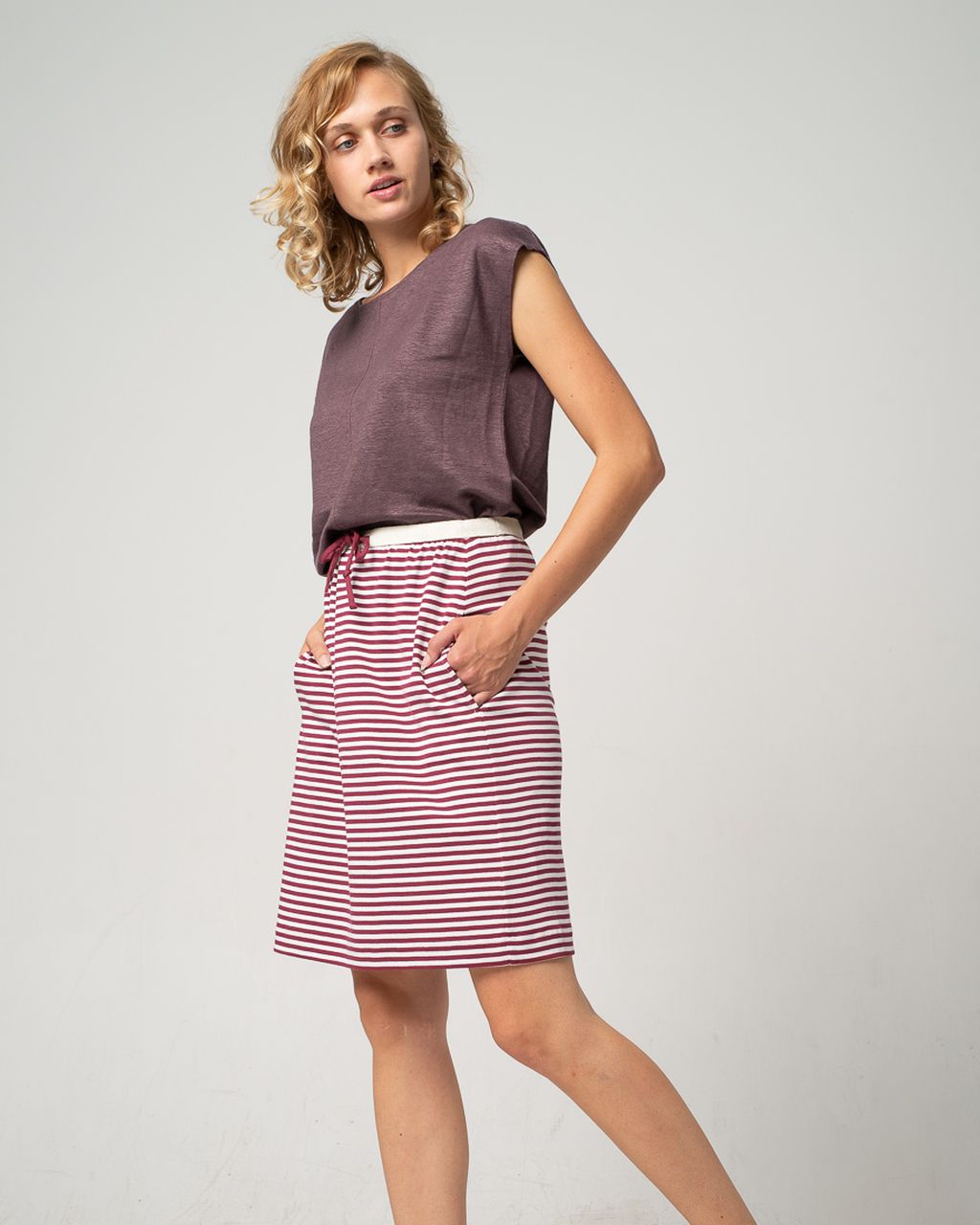 Breton Skirt Berry XL