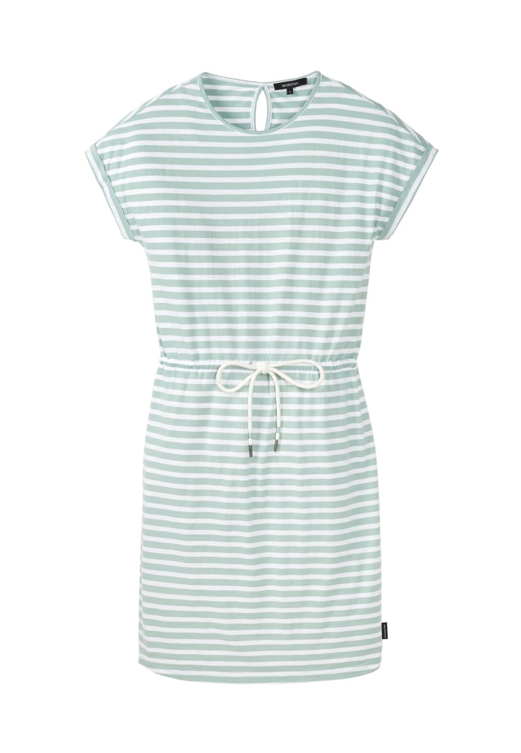Jersey Dress Vanilla Stripes - Bio-Baumwolle - Peppermint Green M