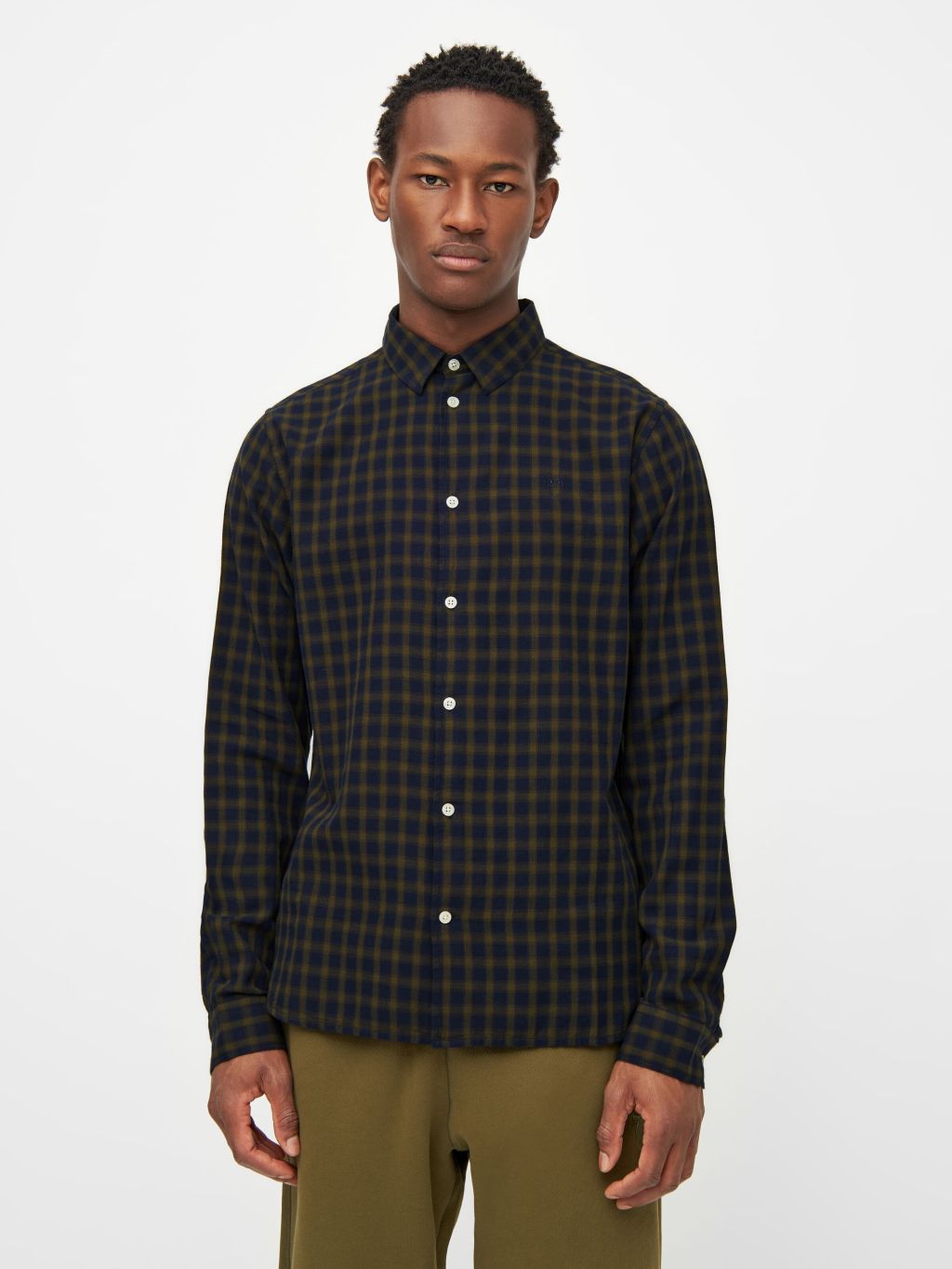 Regular Fit Small Checkered Shirt