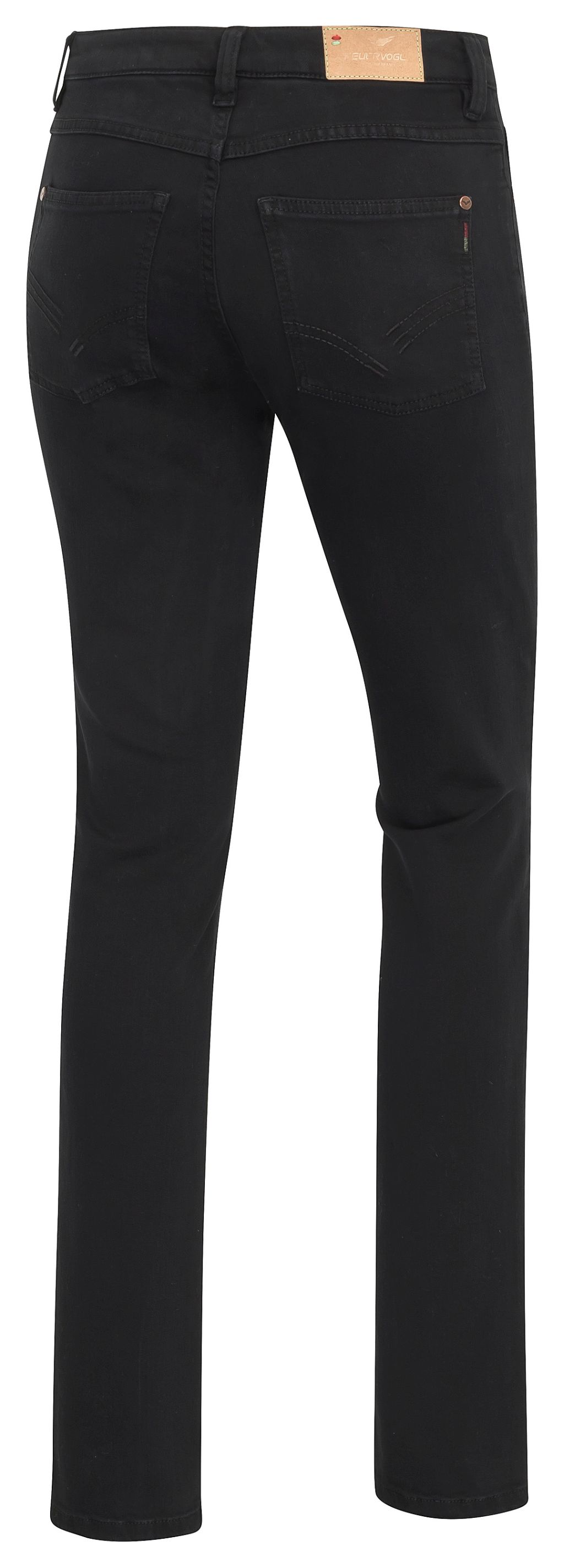 Svenja Black-Black Slim Fit Medium Waist Jeans - Bio-Baumwolle 40
