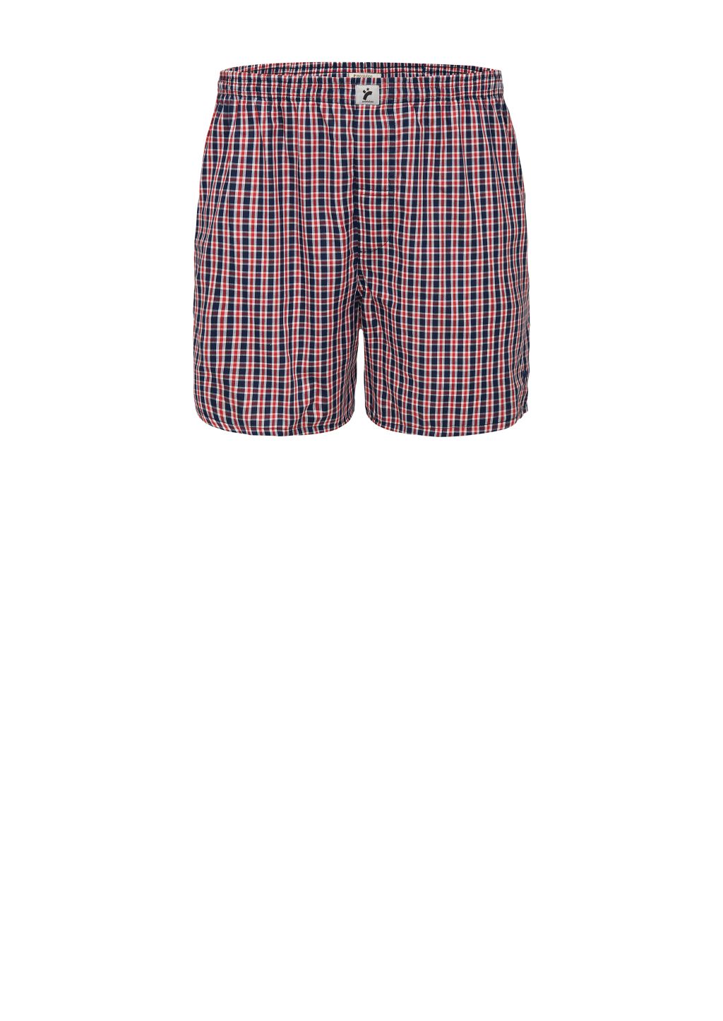 Männer Boxershorts #Checked Blue/White/Red Checked XL