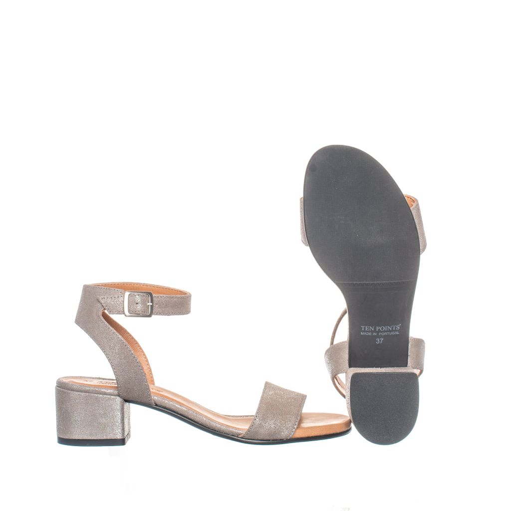 Bonnie With An Ankle Strap Silver 39