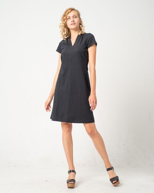 Kleid Brushed Dress - Bio-Baumwolle