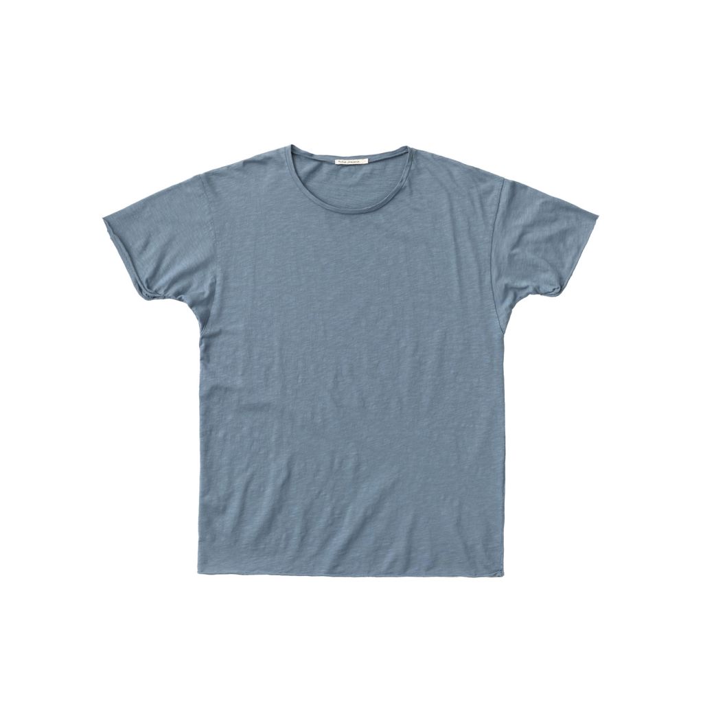 Roger Slub T-Shirt aus Bio-Baumwolle 50s Blue XL