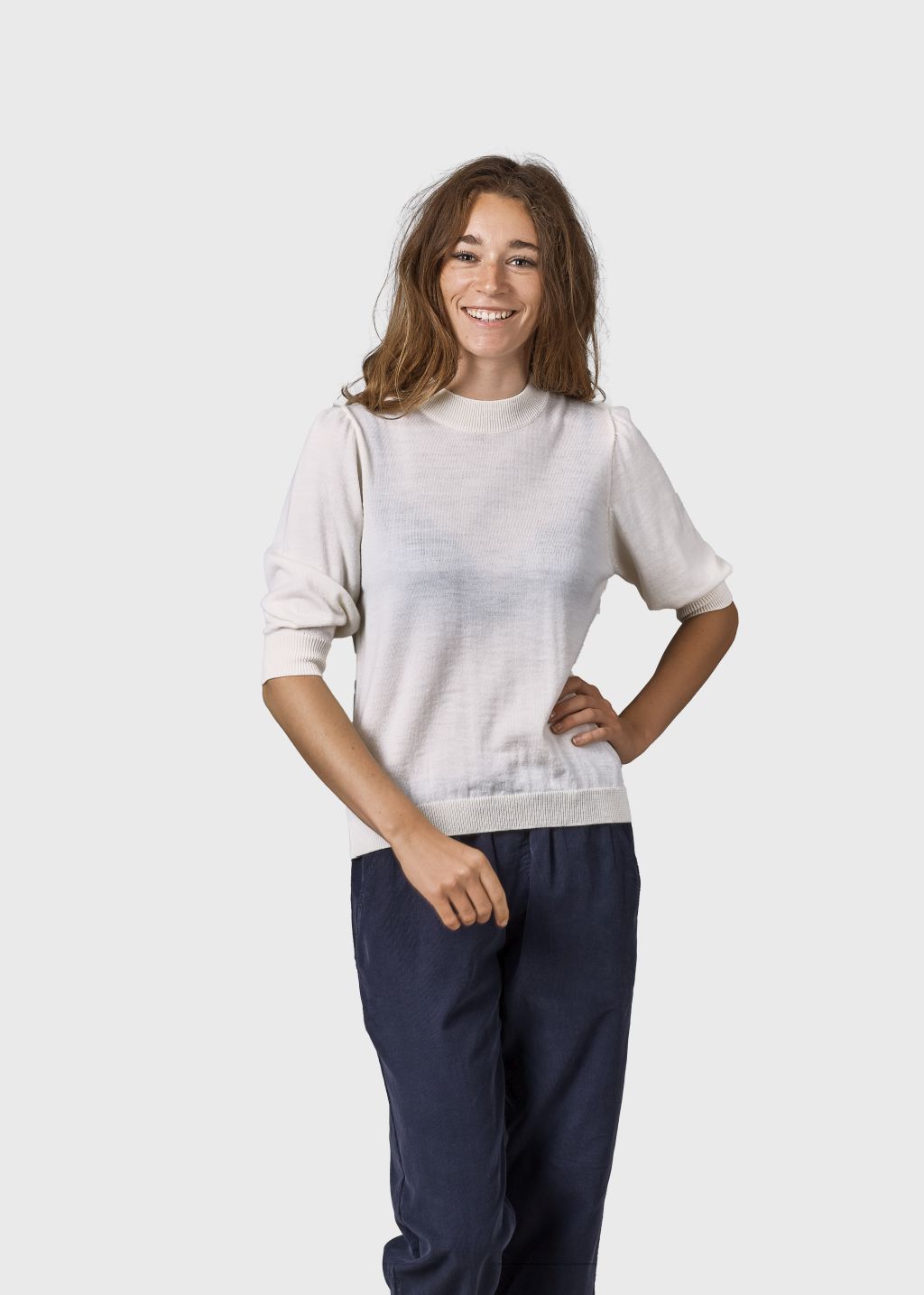 Ella Knit - Pullover - Pastel Grey