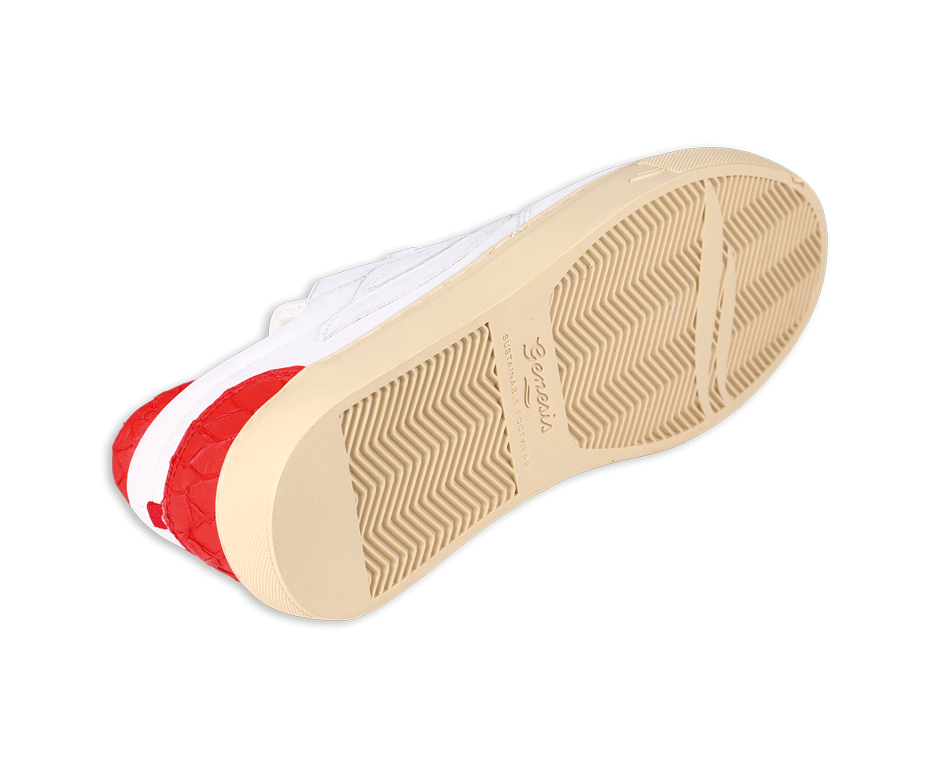 G-Soley Nubuck Fish Offwhite/Red 37